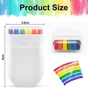 Crayones de Arcoíris Promocionales al por Mayor, Lavables y Borrables, para Pintar Caras - Product Image 3