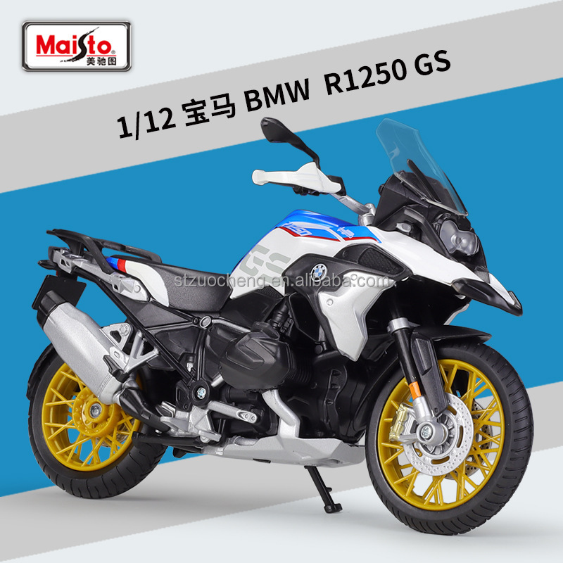 BMWS R1250 GS azul y blanco