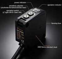 Sensor Fotoeléctrico de Reflexión Difusa de 2m Ek51-d2m4, Fotocélula Infrarroja Cuadrada con Capacidad de Detección