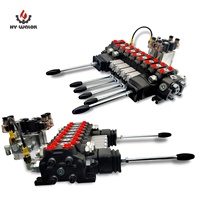 Hy-waloil DCV60 Series Loader Joystick mono-lock hydraulique directionnel électrique sectionnel télécommande Valve