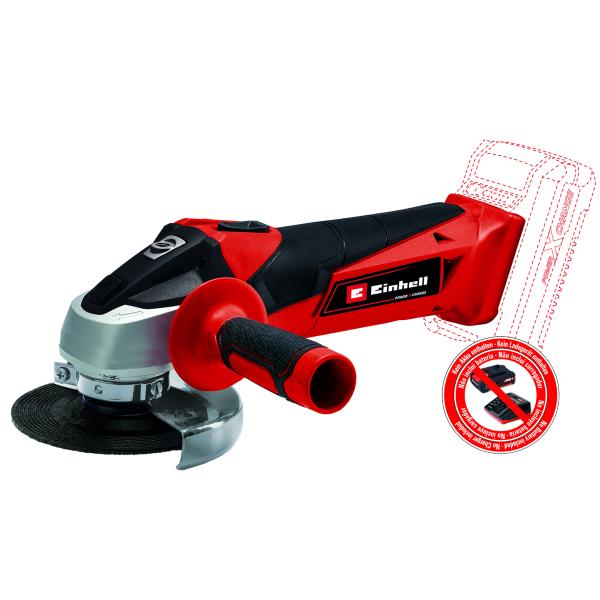 EINHELL - 4431130 TC-AG 18/115 Li-Solo - 18V Cordless Angle Grinder (without battery) GRINDERS AND HONING MACHINES