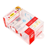 Boîte en acétate écologique, boîtier transparent à impression personnalisée et colorée