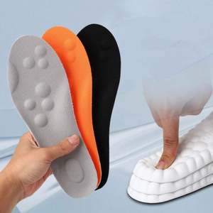 High Elasticity Latex Men's Sport Insoles Soft <b>Shoe</b> Pads Arch Support Orthotic Breathable <b>Deodorant</b> Shock Winter Summer - Product Image 2