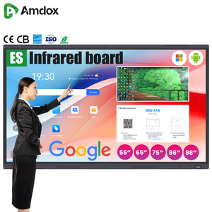 75inch Interactive Smart Board UHD 4k Whiteboard Indoor LCD Flat Panel Advertising <strong>Screen</strong> for Commercial or Conference Display - Product Image 1