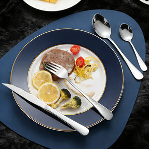 Ensemble de couverts en acier inoxydable minimaliste GEMEI, 24 pièces, pour la <span class=keywords><strong>maison</strong></span>, le restaurant, cadeau, ensemble de couverts, passe au lave-vaisselle - Product Image 4