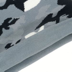 Gorro de Punto Acrílico Personalizado con Estampado Jacquard a Cuadros y Camuflaje, para Ciclismo al Aire Libre, Unisex, Talla Única - Product Image 5