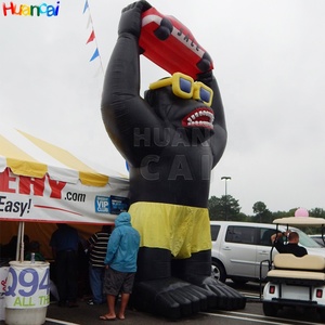 Verschillende Stijlen Reclame Opblaasbare Gorilla Pak Gorilla Inflat Mascotte Kostuum <span class=keywords><strong>Custom</strong></span> Gigantische Opblaasbare Gorilla - Product Image 4