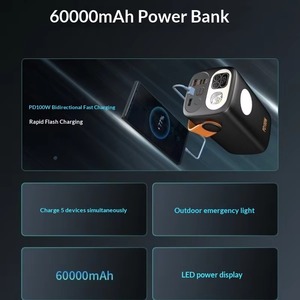 Batterie externe RV Essential 60000mAh 100W USB C pour les voyages en voiture, la vie en camping-car, générateur portable, chargeur d'ordinateur portable - Product Image 3