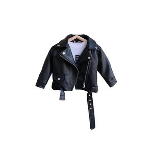 Chaqueta de Cuero Corta para Niños, Primavera y Otoño, Nueva, para Niños y Niñas, Estilo Motociclista, Popular en Internet - Product Image 6