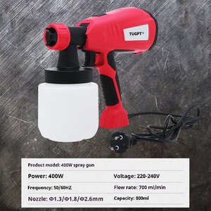 Pulvérisateur de peinture sans air portable de qualité professionnelle 0,8 L haute pression électrique pour application de peinture au latex industrielle - Product Image 3