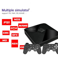 Console de jeu TV B01 de haute qualité, manettes sans fil, 64 Go, prise EU/US avec 30 000 jeux