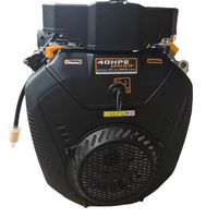 40 PS V-Twin-Zylinder 4-Takt Elektrostart Stahl für 999ccm 27kW Benzinmotor für Generatoren