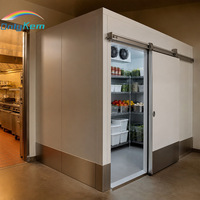 Chambre froide industrielle pour le stockage de jus et de sirop, température 0-5°C ℃   Chambre à basse température CE ISO Walk-in