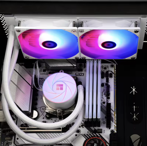 สินค้าใหม่ Thermal Right AQUA ELITE 240 WHITE ARGB OEM แพ็คเกจ AIO CPU Cooler 240 มม. ARGB พัดลมระบายความร้อนซีพียูแบบน้ำ สำหรับ<span class=keywords><strong>คอม</strong></span>พิวเตอร์เกมมิ่ง 1700 - Product Image 6