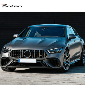Kit carrosserie style <span class=keywords><strong>AMG</strong></span> GT63 S pour <span class=keywords><strong>AMG</strong></span> <span class=keywords><strong>GT</strong></span> <span class=keywords><strong>4</strong></span> <span class=keywords><strong>portes</strong></span> X290 <span class=keywords><strong>2021</strong></span>+ – Pare-chocs avant, diffuseur arrière, jupes latérales – Ajustement direct, non peint, en PP - Product Image 5