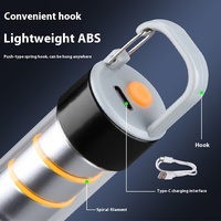 HL-331 alliage d'aluminium Super lumineux blanc Laser Camping lampe de poche Mini lanterne lampes de poche pour Camping en plein air