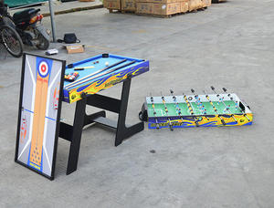 YX 5-in-1 Multifunctional Folding Billiards <strong>Table</strong> for Children's Home Standing Football <strong>Table</strong>, <strong>Table</strong> Tennis, Bowling, Foxball - Product Image 6