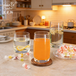 Bohemia Crystal Large Capacity Glass Drinkware For Juice Milk Tea Party Use - Product Image 1
