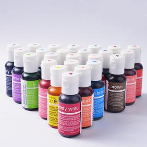 卸売12色食用色素 液体食用色素 20g/ボトル ケーキ デザートデコレーション チョコレート キャンディー 製菓用品 - Product Image 1