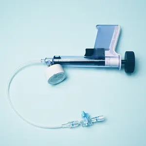 Tianck medical supplies disposable balloon pressure pump gun type balloon inflation device