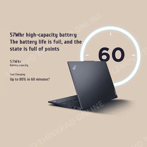 แล็ปท็อป ThinkPad E16 AI รุ่นปี 2024 ชิปประมวลผล Core Ultra 5 125H/Ultra 7 155H กราฟิกการ์ด 32GB DDR5 1TB SSD หน้าจอ 16 นิ้ว ความละเอียด 2.5K ดีไซน์บางเฉียบ ThinkPad E16 AI - Product Image 6