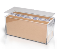 Boîte de rangement en acrylique pour TCG Master Booster Box, format Europe, fermeture magnétique, protection UV à 99 %, vente en gros, logo personnalisé