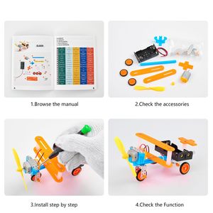 ของเล่นวิทยาศาสตร์ STEM ชุดประกอบหุ่นยนต์ DIY สำหรับเด็กอายุ 6-14 ปี ของขวัญสำหรับเด็กผู้ชาย ของเล่นวิทยาศาสตร์และวิศวกรรม - Product Image 3