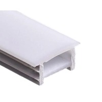 1510A avec bord Silicone LED Néon Tube Lueur avant Pas besoin de bandes d'insertion Clip sur la conception IP65 Étanche pour bande de LED 8-12mm