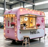 Magasin conteneurisé semi-assemblé modulaire préfabriqué pour vêtements, boutique de détail haut de gamme, food truck