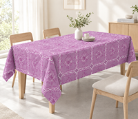 Nappe jetable classique multi-tailles en plastique imprimée en héliogravure, résistante à l'huile, style tendance, protection anti-poussière