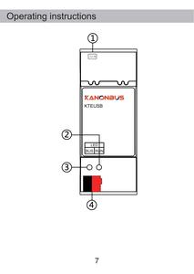 Giao diện tải xuống KNX-USB cho thiết bị điện được sử dụng cho chương trình ETS tải xuống giao diện loại USB - Product Image 3