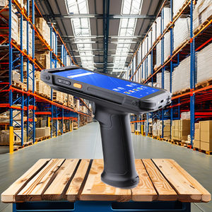 Pemindai kode batang pembaca RFID, komputer genggam layar penuh 5.5 inci inci octa-core 2.2GHz PDA RFID - Product Image 1