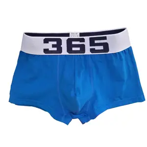 Mode Jonge Heren Slipje Mid-Taille Sexy Katoenen Boxers Ademende Brede Rand Comfortabele Platte Broek Fabrikant