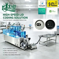 Machine de marquage laser intelligente pour bouchons de canettes avec gravure précise du code GS1 et correction intelligente des codes d'erreur