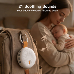 HiFiD 2026 Nueva Máquina de Sonido para Bebés W50C con Sensor de Llanto Automático, Luz Nocturna de 8 Colores, Máquina de Ruido Blanco Portátil, Ayuda para Dormir para Bebés, BSCI - Product Image 3