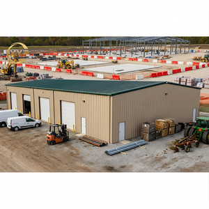 Edificio de Almacén con Estructura de Acero de Tipo <span class=keywords><strong>Portal</strong></span>, Resistente a Terremotos, con Servicios de Soldadura y Corte - Product Image 4