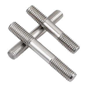 Vis à double extrémité en acier inoxydable 304 de haute qualité M6 M14 M16 M20, boulons à tige filetée double, lisses - Product Image 1
