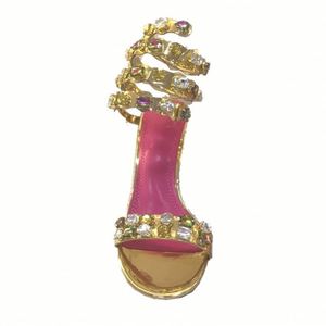 Zapatos de Mujer, Tacones Altos, Zapatos de Vestir, Sandalias de Una Sola Tira, Punta Abierta, Estilo <span class=keywords><strong>Stiletto</strong></span> con Perlas - Product Image 5