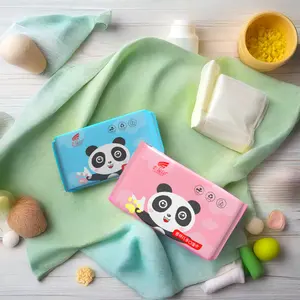 Baby Wet Wipes 99.9% Pure Water Cleaning Tissue For Sensitive Skin Pack Type Customizable Wholesale