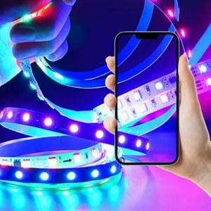 <b>RGB</b> Color LED Strip, SMD5050, DC12V/24V, 3-Year Warranty, 5/50m Roll, 8/10mm Width, Bar/Hotel/Home Use - Product Image 1