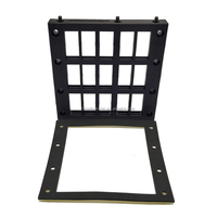 Cadres de transit multi-câbles KBL à séparation centrale haute performance | 8 42168 Protection IP65, classe de résistance aux flammes UL94 V0, sans halogène