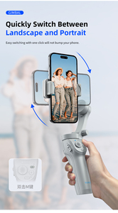 ตัวกันสั่นกิมบอลอัจฉริยะ, คุณสมบัติกันสั่นสำหรับ <span class=keywords><strong>iPhone</strong></span> 16/15/<span class=keywords><strong>14</strong></span>/13/12/11 <span class=keywords><strong>Pro</strong></span> <span class=keywords><strong>Max</strong></span>-สำหรับการถ่ายวิดีโอ selfies - Product Image 5