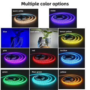 Tira de LED RGB Direccionable WS2812B, Resistente al Agua para Exteriores IP68/IP65/IP20, Cuerpo de Cobre de Alta Durabilidad - Product Image 4