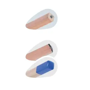 Matita quadrata in legno personalizzata per merchandising - Product Image 2