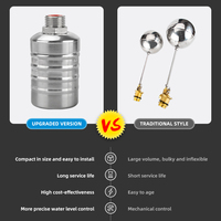 Heavy Duty 1/2 ''1'' Edelstahl-Schwimmer ventil Baugruppe Große Größe Vieh Trog Teich Luftbe feuchter Anti-Siphon Wasser kontrolle