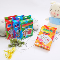 Jeu de cartes éducatif pour enfants, cartes flash en anglais, Go Fish, Jeux de mémoire Old Maid, impression offset, vernissage UV, gaufrage