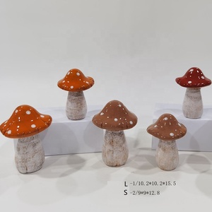 Ecofriendly Happy Festival piccolo ornamento di ceramica fungo porcellana semplicità moderna decorazione per la casa regalo per <span class=keywords><strong>il</strong></span> <span class=keywords><strong>giardino</strong></span> - Product Image 6