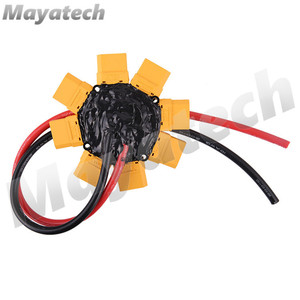 Carte de distribution d'alimentation multirotor 200A XT90, faisceau de câblage à huit axes V1 pour contrôleur de vol de drone - Product Image 4