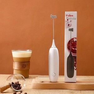 Accesorios para Espresso, Mezclador de Acero Inoxidable, <span class=keywords><strong>Varilla</strong></span> para Espumar <span class=keywords><strong>Leche</strong></span>, Mini Batidor Portátil para Latte Art, Espumador de <span class=keywords><strong>Leche</strong></span> Manual - Product Image 4