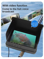 Caméra de pêche sous-marine YSLONG 4K IP68 avec moniteur OLED 5 pouces, batterie 10000mAh, câble 20M, vision nocturne IR, enregistrement DVR